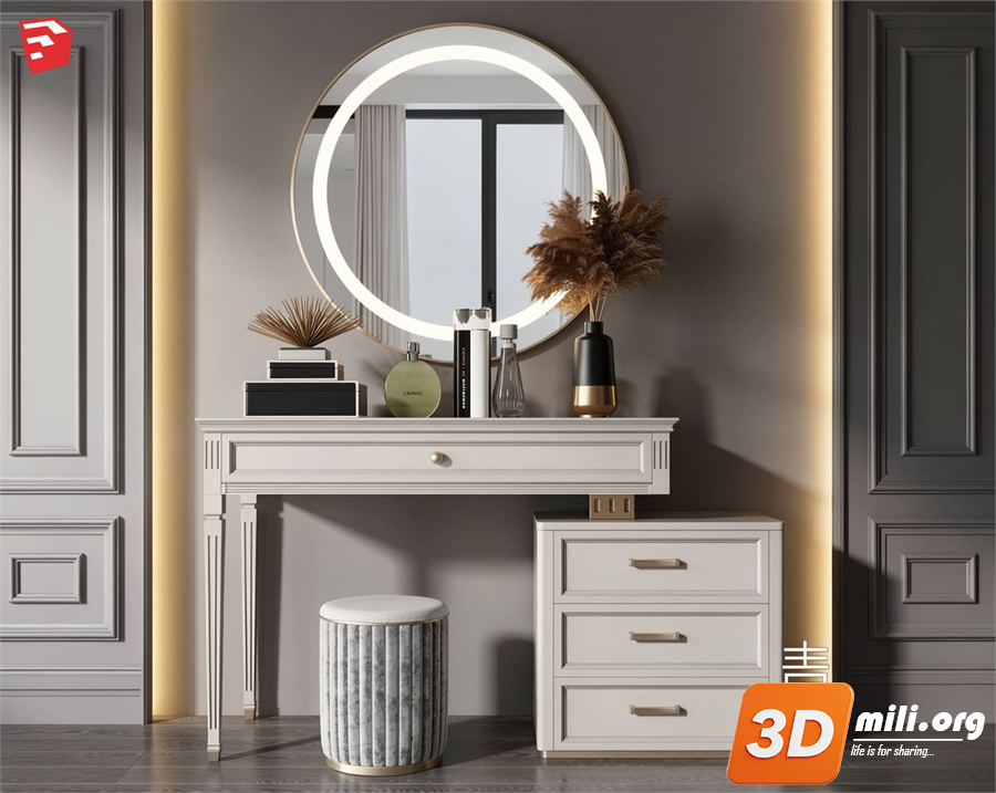 Dressing Table Skp Files 